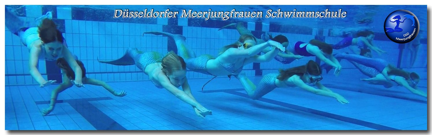 Meerjungfrauenfotos von Düsseldorf
